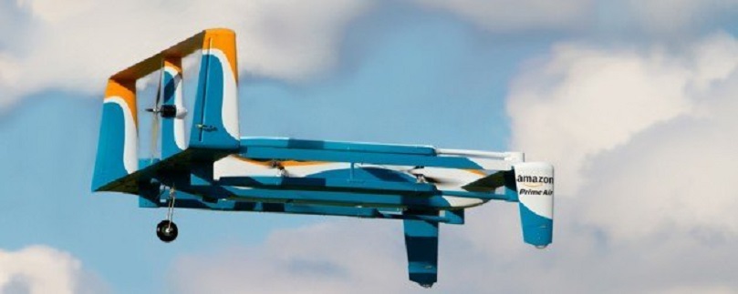 Así son los drones de Amazon que repartirán paquetes en media hora