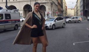 Miss Venezuela Tierra 2015 paralizó las calles de Austria