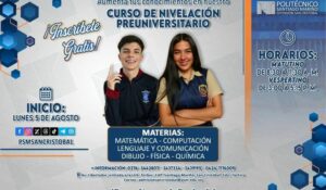 Politécnico Santiago Mariño abre inscripciones gratuitas para el Curso de Nivelación Preuniversitaria