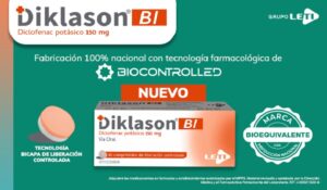 El primer Diclofenac Potásico de 150 mg con tecnología bicapa es de Grupo LETI