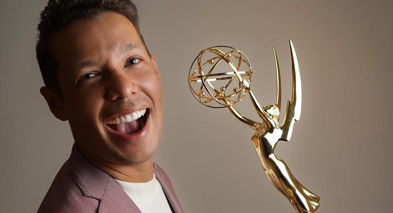 Emilio de la luna, un joven talentoso en los medios de comunicación y ganador del Sports Emmy Awards 2022-2023