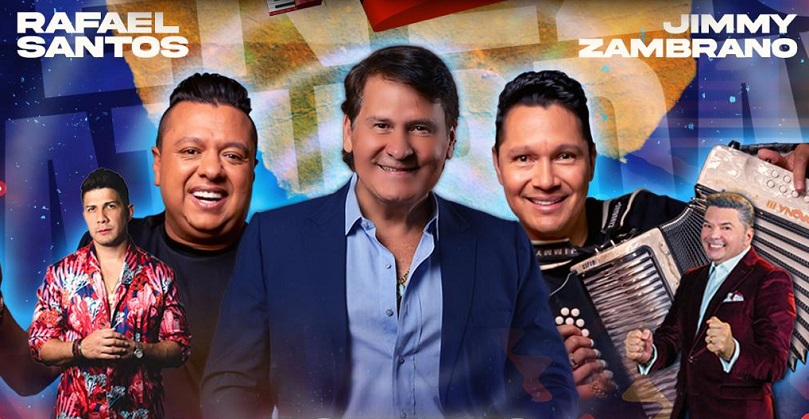 El tecno merengue, la salsa y el vallenato se unen en Caracas con Roberto Antonio, Lion, Rafael Santos y Jimmy Zambrano