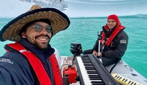 José Agustín Sánchez es el primer venezolano en realizar una expedición artística en la Antártida