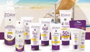 Nuevos protectores solares en aerosol y cremas reparadoras ZOAH para combatir el sol