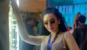 Monserrath, deja una huella durante los Latin Billboards en Miami