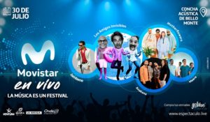 “Movistar en vivo” pondrá a vibrar a Caracas el 30 de julio