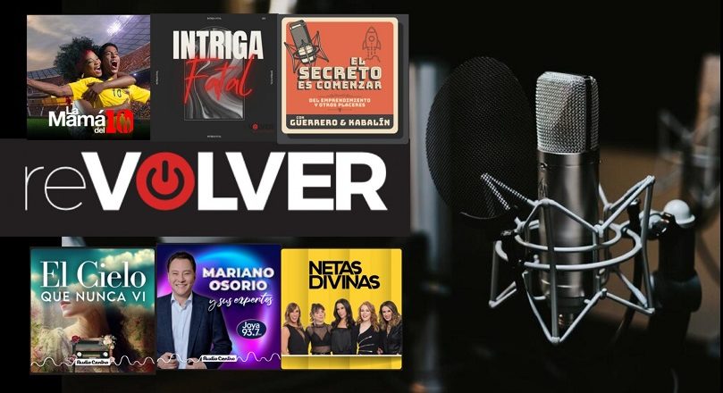 Revolver Podcast en los 20 mejores podcasts de audiencia hispana en Estados Unidos