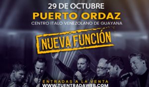 ¡A casa llena! Voz Veis anuncia nueva función en Puerto Ordaz