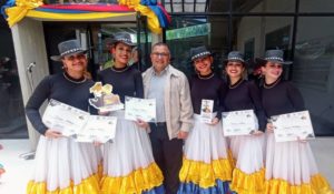 Agrupaciones dancísticas de la ciudad compitieron en Festival Regional Folclórico y Nacionalista