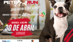 PetsRun pondrá a correr patitas y pies en Caracas por una buena causa