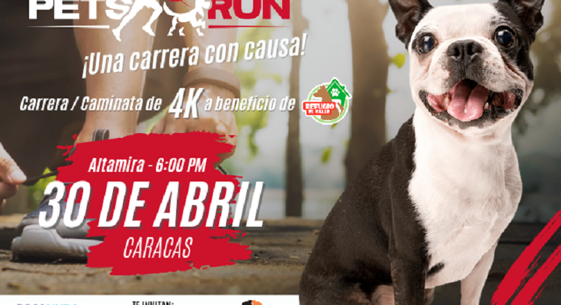 PetsRun pondrá a correr patitas y pies en Caracas por una buena causa