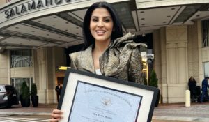 Dra. Tania Medina recibe reconocimiento de La Casa Blanca en Washington, DC